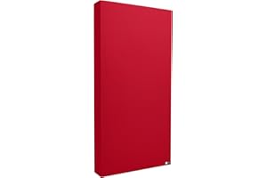 Bluetone Acoustics Studio Spectrum – Pannello fonoassorbente ad alta efficacia Premium – Pannelli acustici per pareti e soffitti (100x50x10cm, Rosso)