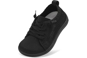 JOINFREE Toddler Boys Girls Barefoot Shoes Wide Toe Zero Drop Walking Shoes for Kids Outdoor Trail Running Sneakers Breathable Minimalist Slip-On Trainers
