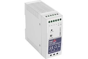 Poppstar Ultra Slim nätaggregat för DIN skena, 12V DC 5 A 60 W DIN Rail Nätaggregat 60W/ transformator för DIN-skenemontage 4