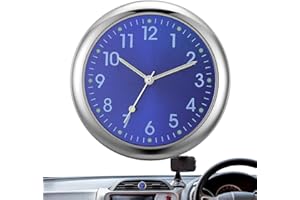 DUBBULON 1/5pcs Car Clocks - Digital Car Clock | Quartz Car With Double Sided Sticker | Automotive Replacement Clocks | Classic Car Dashboard Small Analog Quartz Clock For Car Boat Decoration