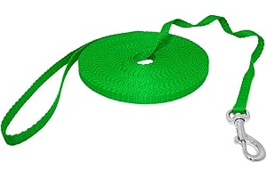 HUNDE DESIGN Mini Tracking Recall Dog Lead Training Lead, 8m, Green