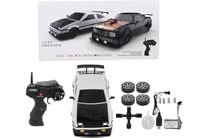 BuyWeek Zdalnie sterowany samochód Drift, napęd na 4 koła RC Drift Car 1:16 2,4 Ghz Symulacja RC Zabawki samochodowe z 2 zestawami opon dla dorosłych dzieci
