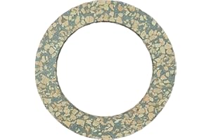 ÜREL Spare Cork-Rubber Gasket for Hydraulic Oil and Fuel Filler Vent Breather Reservoir Tank Caps (5 PCS)