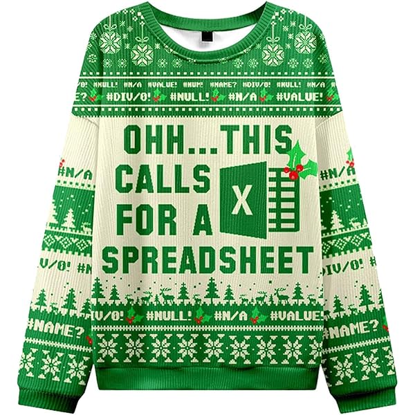 Cardigans De Noël Femme Homme Ugly Christmas Sweater Excel Mode Sweatshirts Manches Longues Sport Pull Moche Noel Unisex Grande Taille Rouge  15915db9 179f 5ea1 8442 01d8c48a25fa