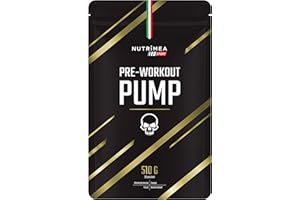 LABORATOIRES NUTRIMEA Pre Workout Potente | Integratore Pre-Allenamento Boost di Energia | AAKG, Beta Alanina, Caffeina, Citrullina, Taurina, Tirosina | Vitamine B3, B6, B12 | 510g | Gusto Frutti Rossi | Nutrimea