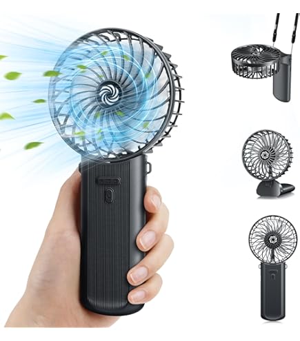 Ventilatore Portatile Capybara - Ricaricabile USB, Silenzioso E Leggero | Design Carino Per Bambini E Adulti