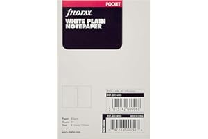 Filofax Notatnik Planer Biały Kieszonkowy 30 Liści 81 mm x 120 mm 2025
