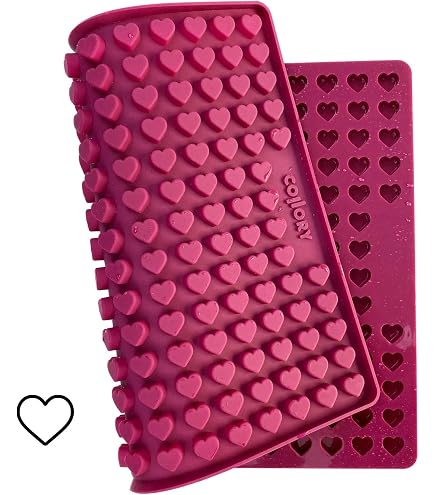 Collory Tappetino da forno in silicone, con aste medie, per biscotti per cani, stampo per cereali, snack per persone e animali (rosa