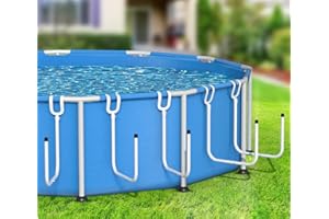 YYV 5 unidades de soportes solares para cubierta de piscina, ganchos ajustables para cubierta solar, ganchos de almacenamiento para piscinas, mantienen la cubierta solar/techos fuera del suelo, juego de