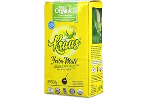 ‎YERBEE Yerba Mate Tea Kraus Organica 0.5 kg Mate Tea from Argentina Detox and Energy Drink