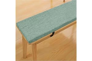 MOISMK Bench Cushion Pad Outdoor/Indoor 120cm x 40cm/100cm x 40cm, Washable Bench Cushion for Garden Furniture Non Slip 2/3/4 Seater for Dinning Bench Swing Chair Window Seat Pad ( Color : #2 , Size : 120x40