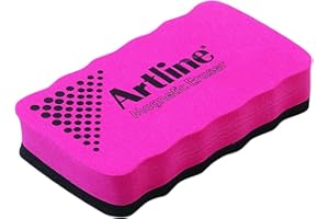 NINONLY Artline Magnetic Whiteboard Eraser - Red