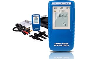 PeakTech 2530, 3-Phasen-Drehrichtungsanzeiger