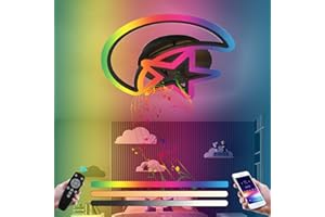 ‎KZT LED Deckenleuchte mit Bluetooth Lautsprecher RGB Kinderzimmerlampe Dimmbar Mit Fernbedienung und APP Steuerung Deckenlampe 84W Musik Deckenbeleuchtung für Kinderzimmer Wohnzimmer Schlafzimmer Küche