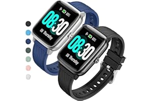 GENERIC OUTPUTBT 19mm Watch Strap for ID205L/GRV 18mm Quick Release for Garmin Venu 3S/2S/Forerunner 265S/255S Music/Vivomove 3S Silicone Sport Replacement Band for HUAWEI Watch GT 4 41mm/Fossil/Women Men