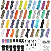 Ganzoo Paracord 550 corda 4 mm 30 m, tipo 3 con 7 fili interni e guaina Ganzoo Paracord 550 corda 4 mm 30 m, tipo 3 con 7 fili interni e guaina
