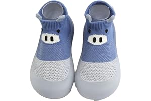 STOLPYZH Baby Girls Boys First Walking Shoes Anti Slip Slippers Socks Barefoot Shoes Toddler Infant Non Slip Sole Shoes Breathable