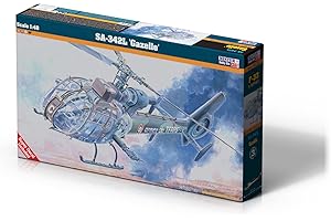 MisterCraft Kit Gazelle F33 Modèle 1:48 SA-342L, Multicolore, Mittel