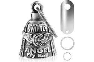 VBGURR 1 clochette de moto avec porte-clés - Accessoire de moto