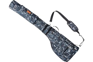 AKOZLIN Golf Carry Bag 8-10Pack Golf Club Travel Bag Case with Strap and 3 Pocket Soft Foldable Sunday Bag Pouch Golf Training Practice Portable Pencil Zipper Pouch Lightweight