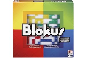 Mattel Games Blokus, Jeu de Société Familiale, Jeu de Stratégie pour Toute La Famille, Jeu De Plateau, Moins d'une Minute pour Apprendre Les Règles, BJV44