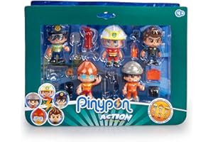 Pinypon Action 700015265 - Set 5 Personaggi e Accessori, per Bambini da 4 a 8 Anni
