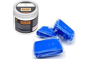 YODEN 3 PCS Car Clay Bar, 3 x 100g Clay Bar Kit Removes Car Paint Bonded Contaminants, Rail Dust, Tree Sap And More, Suitable for car, glass (With Storage Box)