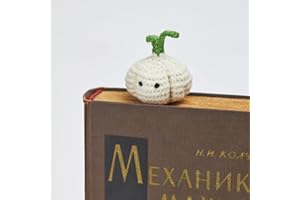 CharySim Crochet Bookmark Personalise Funny Bookmark Gifts for Women Birthday Mothers Day Teacher School Suppile for Readers Book Lover Garlic