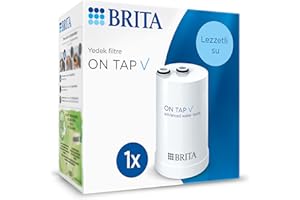 BRITA ON TAP V (600L) Cartucho de recambio de filtro de agua - para agua sostenible de buen sabor, reduce las micro partículas, PFAS, los metales pesados y otras sustancias que alteran el sabor