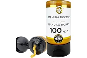 MANUKA DOCTOR | MGO 100 Squeezy Manuka Honey Multifloral | 300g | 100% Pure New Zealand Honey | Certified RAW | Non-GMO | Independently Lab Tested | BPA-Free & Recyclable
