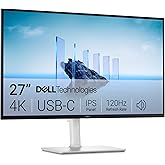 DELL 27 Plus USB-C Monitor - S2725QC, 4K UHD (3840x2160), 120Hz, IPS, 4ms, AMD FreeSync Premium, 99% sRGB, Ajuste de Altura, 