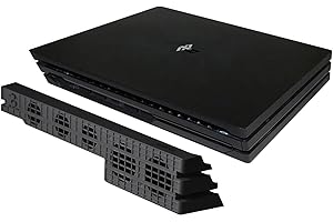 Mcbazel Dobe PS4 Pro USB External 5 Fan Temperature Cooler Cooling Fan for Sony Playstation 4 Pro Console Black