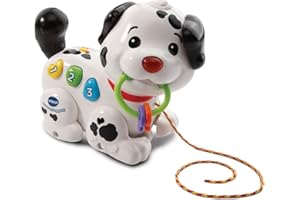 VTech Pull Along Puppy Pal, Pull Along Baby Walker with Music and Phrases, Pull Along Walker for Babies, Cute Educational Toy, Interactive Preschool Toy for Girls and Boys Aged 6 Months +
