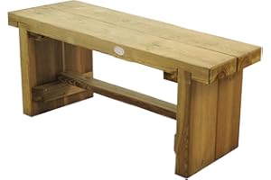 Forest Garden Forest Double Sleeper Bench 1.2m, Pressure Treated