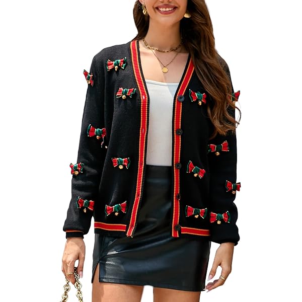 Barbie Women's Cropped Christmas Jumper - Pink Snowflake Design, 100% Acrylic - View #6