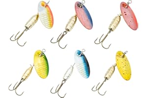 Panther Martin Fishing Lures 6-Pack All Time Greatest Fish Catcher World Famous Spinning Lures in Value Kit Spinners for Trout, Salmon, Panfish, Bass, Crappie & Perch