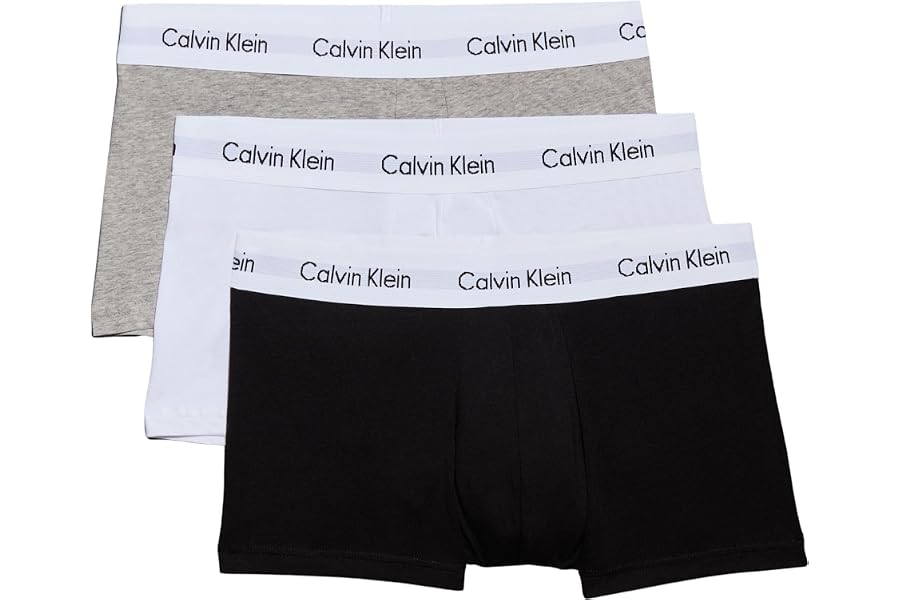 Calvin Klein Boxer Uomo, Hüft-Shorts, Alta qualità Baumwoll-Unterhosen per Uomo, con Stretch-Anteil, Elasticizzati Colorati, 