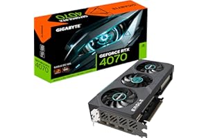 GIGABYTE TECHNOLOGY GIGABYTE GeForce RTX 4070 EAGLE OC 12GB Targeta gráfica - 12GB DDRX6 21Gbps 192bit, PCI-E 4.0, Core 2505Mhz, DisplayPort 1.4, HDMI 2.1a, NVIDIA DLSS 3, GV-N4070EAGLE OC-12GD
