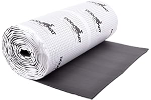 DODO MAT Dodo Super Liner 6mm (1/4") Roll Vehicle Insulation & Sound Proofing, 3sq.m (32sq.ft), Self Adhesive