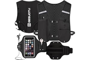 NHCUIJUN Adjustable men's and women's ultra-lightweight breathable reflective hydration backpack ， ideal for outdoor cycling, marathon, running and hiking