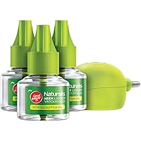 Goodknight Naturals, Machine + 3 Refills – Neem Mosquito Repellent with 100% Natural Active Ingredients (Safe for Kids…