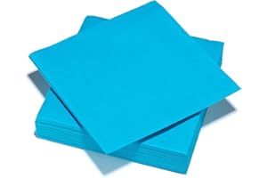 LE NAPPAGE ARTS DE LA TABLE Le Napage - Tovaglioli Airlaid, 40 x 40 cm, colore: Turchese FSC