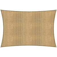 Lumaland Sonnensegel inkl. Befestigungsseile Wasserabweisend, Wetterbeständig, 100% HDPE mit Stabilisator für UV Schutz…