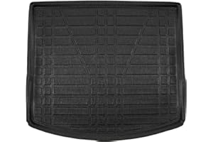 J&J AUTOMOTIVE SCOUTT | Vasca Bagagliaio Proteggi Baule In TPE Su Misura Per Focus 3 III 5-Porte SW Wagon 2010-2018, Bordo 4cm, Antiscivolo, Inodore