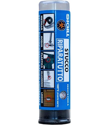 Stucco Epossidico Bicomponente Unistop - 55gr - Riparazione Rapida E Resistente - Foto 3