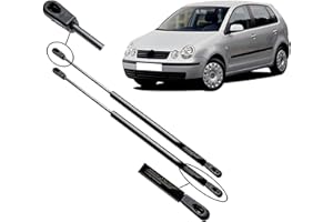 Ramor Strutz 2x Portón Trasero, Amortiguadores Maletero Compatible con VW Polo Mk4 9N 2001-2009. Resorte de Gas, Puntales de Gasolina. Reemplazo de 6Q6827550 y Otros.
