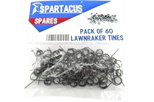 Spartacus 60 x Replacement Lawn Raker Scarifier Tines Tynes For Black & Decker LR400 GD200 Lawnraker Scarifier