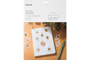 Cricut™ Printable Vinyl – A4 (12 ct)