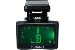 Ibanez TUNANO Clip Chromatic Tuner – LCD-skärm – kromatisk och automatisk gitarr/bas/ukulele mode selectable
