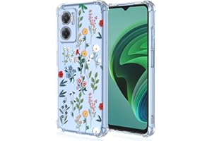 XINYEXIN Funda para Xiaomi Redmi 10 5G Transparente con 3D Flores Floral Lindo Animal Patrón Mujer Chica Carcasa Ultrafino, TPU Prueba de Golpes Bumper Case Cover - Flower Art
